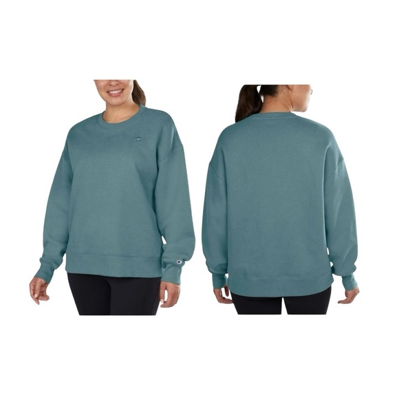 Champion Sweaters - Champion Women's Logo Fleece Sweatshirt Size: M